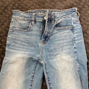 American Eagle light wash jeans